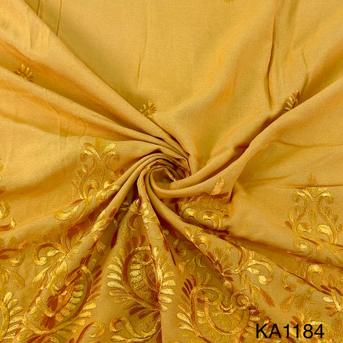Embroidered Rayon Fabric-KA1184