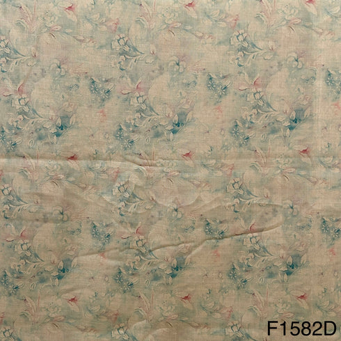 Printed Linen fabric-F1582