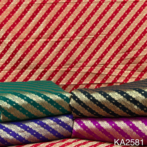 Banarasi Silk Brocade Fabric-KA2581