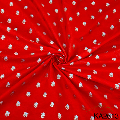 Banarasi Silk Brocade Fabric-KA2613