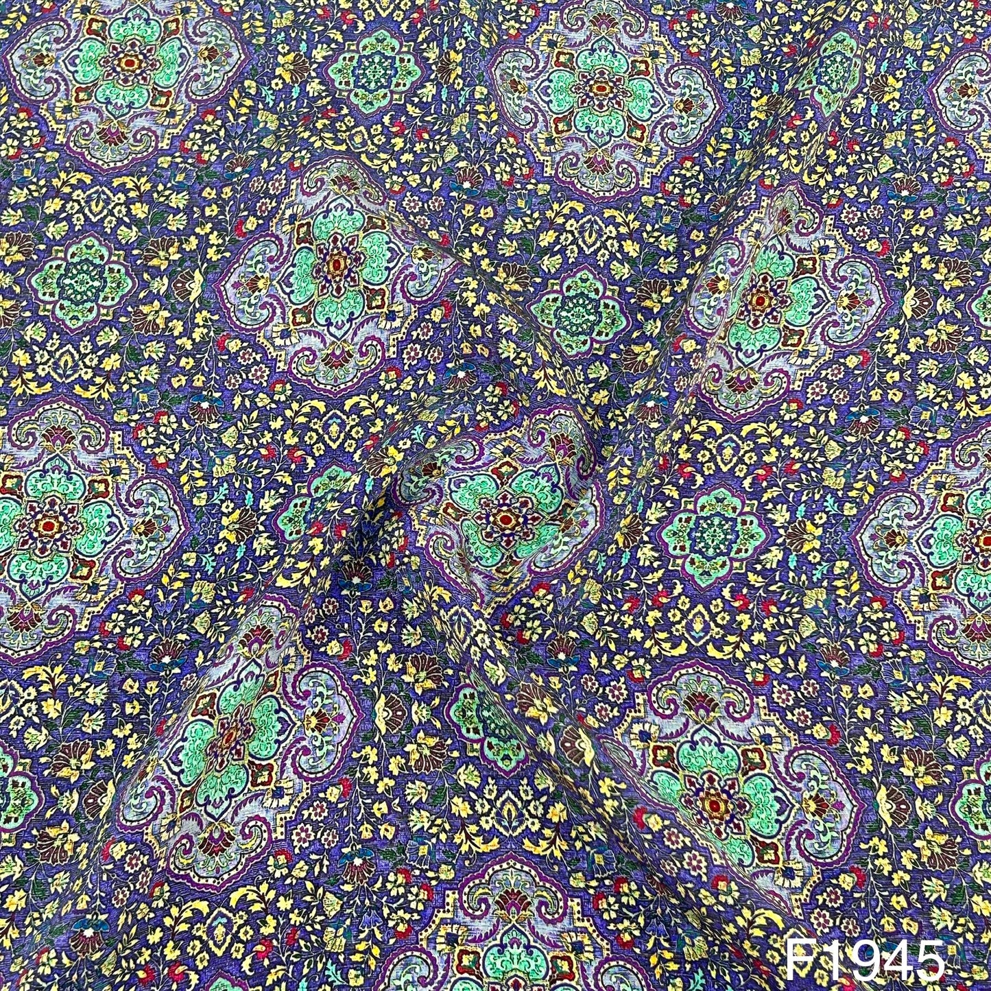 Printed Crepe fabric-F1945