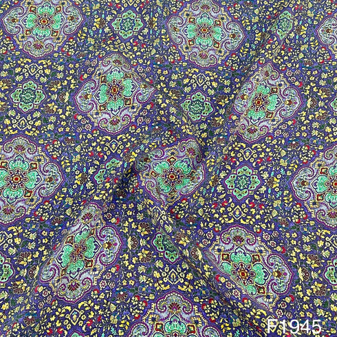 Printed Crepe fabric-F1945