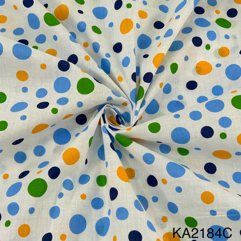 Polka Dot Cotton Fabric - KA2184