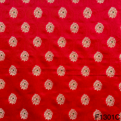 Banarasi Silk Brocade Fabric-F1301