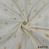 Dyeable Pure Silk Chanderi Zari Buti Fabric-KA2110