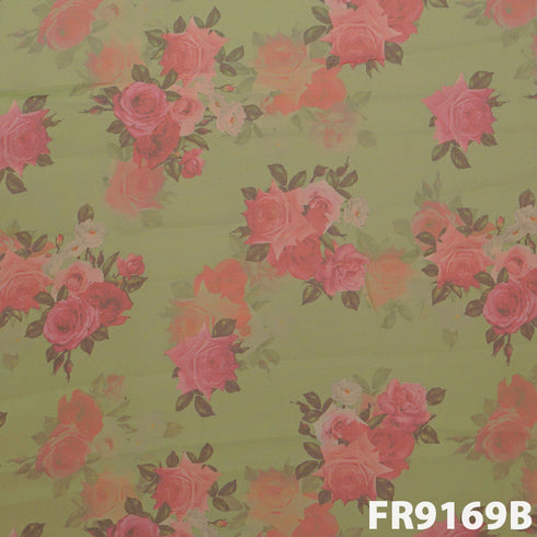 Printed Organza Fabric-FR9169