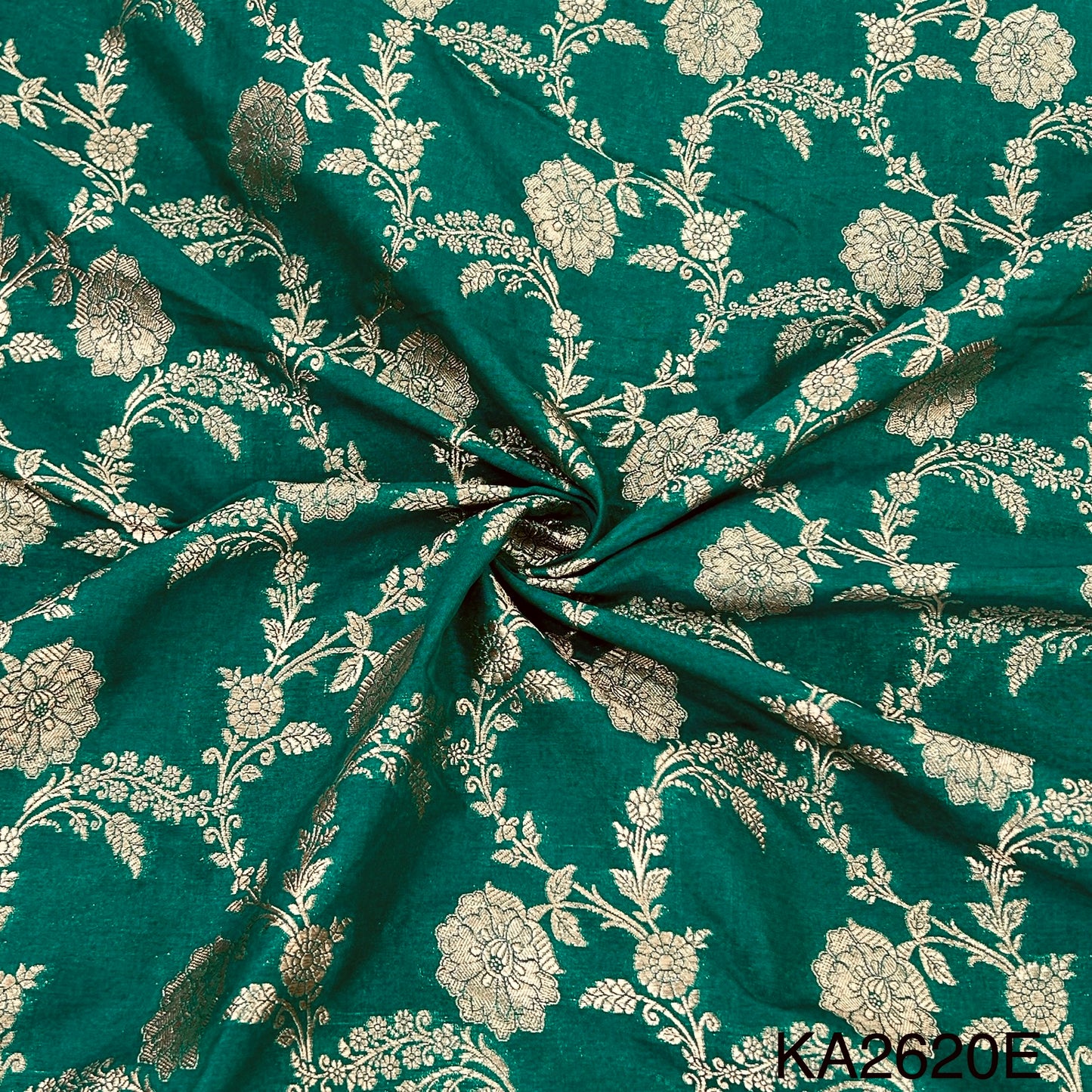 Banarasi Silk Brocade Fabric-KA2620