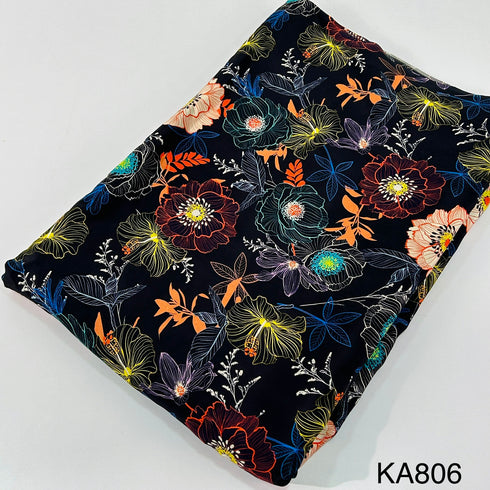 Printed viscose crepe Fabric-KA806