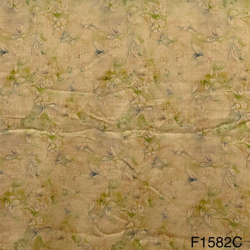 Printed Linen fabric-F1582
