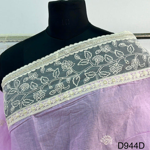Embroidered Sequins Cotton Dupatta D-944