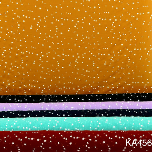 RUBBER Print Georgette Fabric-KA456