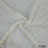 Dyeable Thread Sequins Embroidered Georgette Fabric- F1957