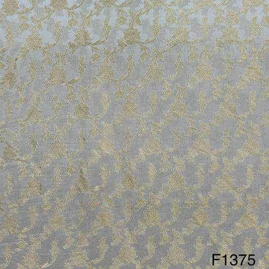 Dyeable Pure Banarasi Georgette Fabric-F1375