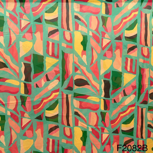 Printed Georgette Fabric-F2082