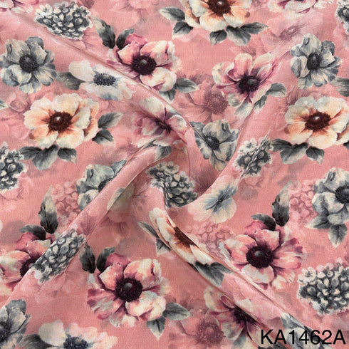 Printed Crepe Fabric-KA1462