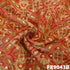 Position Print Zari Sequins Organza Fabric-FR9043