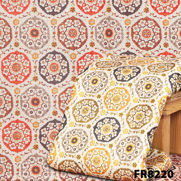 Printed Khadee Silk Fabric-FR8220