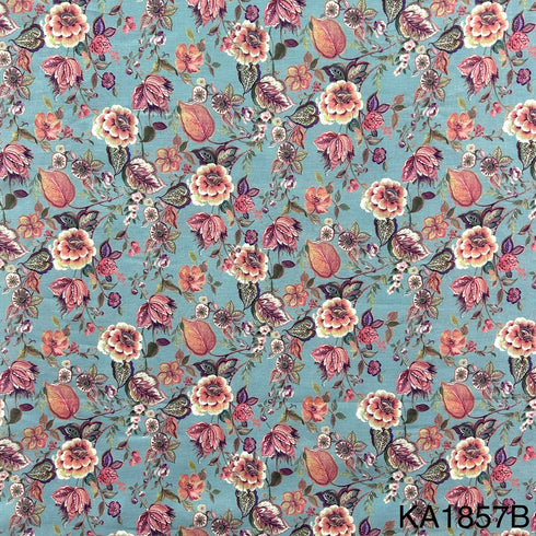 Printed Linen Fabric-KA1857