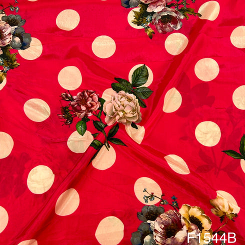 Printed Crepe Fabric F1544