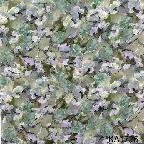 Printed Pure 2 X 2 Rubia cotton Fabric-KA1725