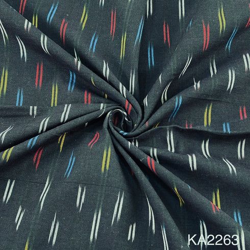 Ikkat Cotton Fabric-KA2263