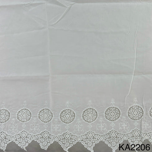 Cut Work Cotton Fabric-KA2206