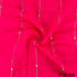 Zari Sequins Stripes Viscose Organza Fabric-F1816