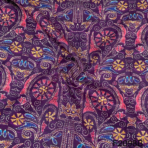 Printed Glaze Cotton Fabric-F2098