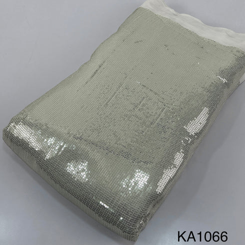 Dyeable Sequins Georgette Fabric-KA1066