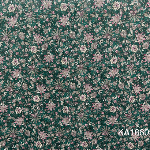 Printed Sequins Georgette Fabric-KA1860