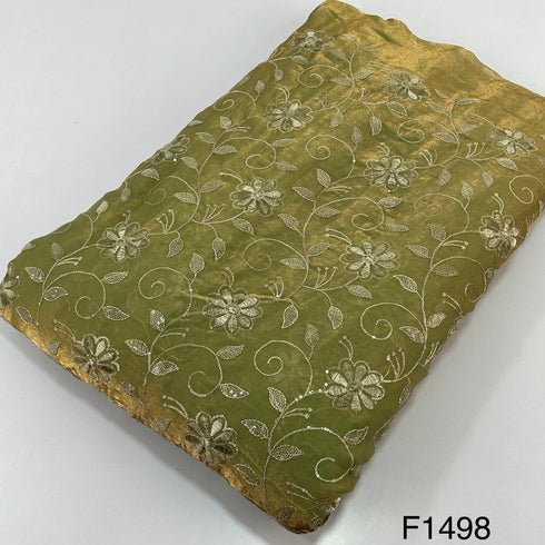 Thread Sequins Embroidered Jimmy Choo Fabric-F1498