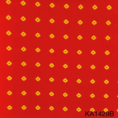 Bandhani Print Georgette Fabric-KA1429