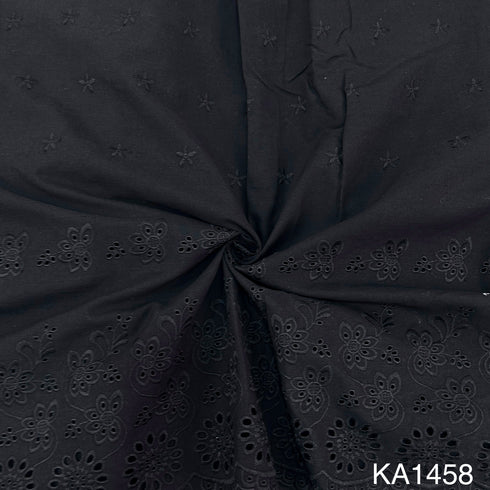 Chikankari Cotton Fabric-KA1458