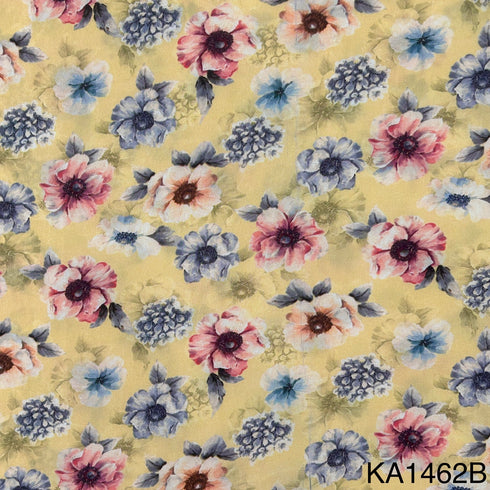 Printed Crepe Fabric-KA1462