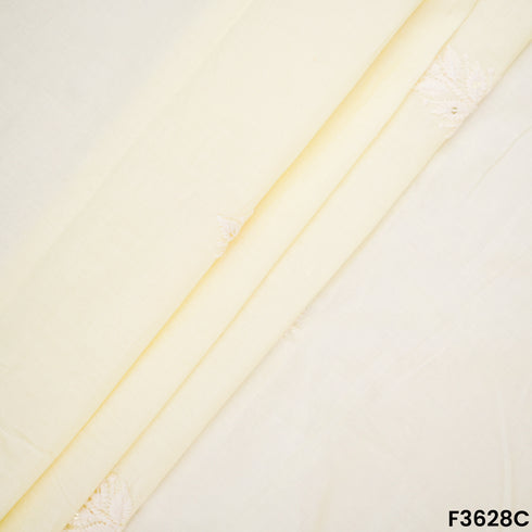 Thread Sequins Work Cambric Cotton Fabric-F3628