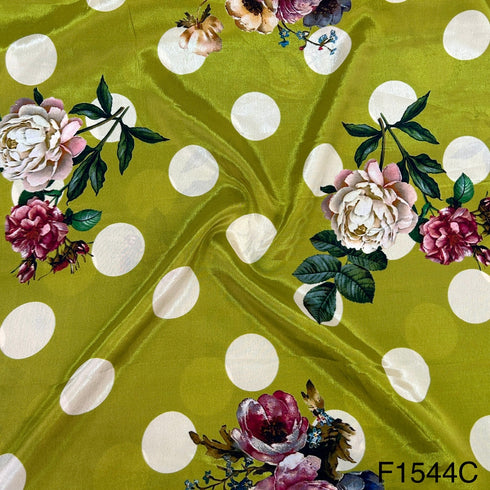 Printed Crepe Fabric F1544