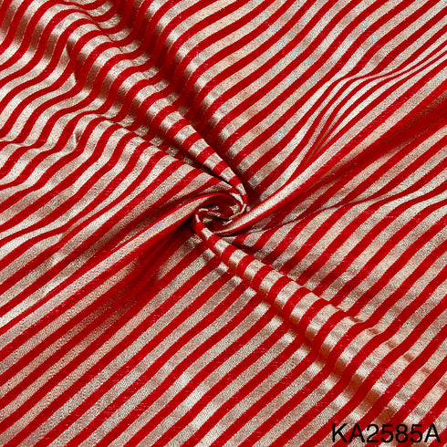 Banarasi Silk Brocade Fabric-KA2585
