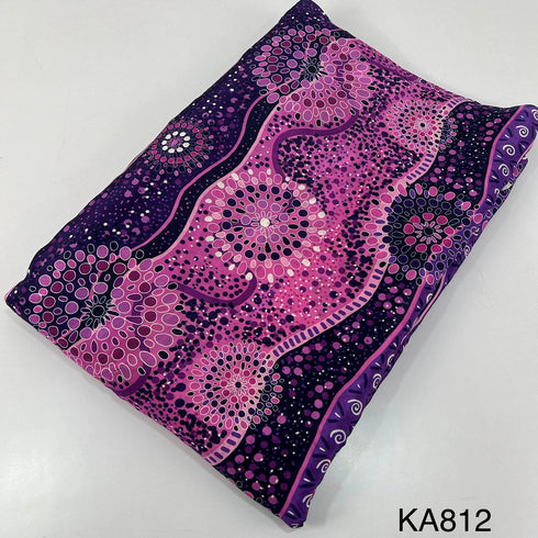 Printed viscose crepe Fabric-KA812