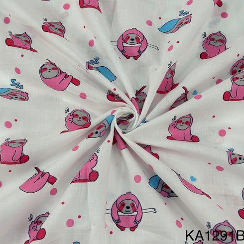 Baby Print Cotton Fabric-KA1291