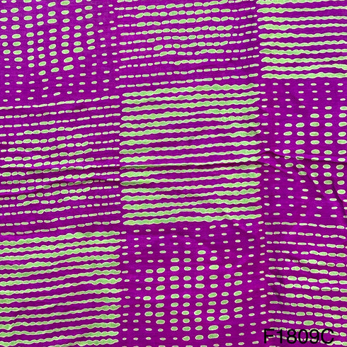 Printed Opara Silk Fabric-F1809