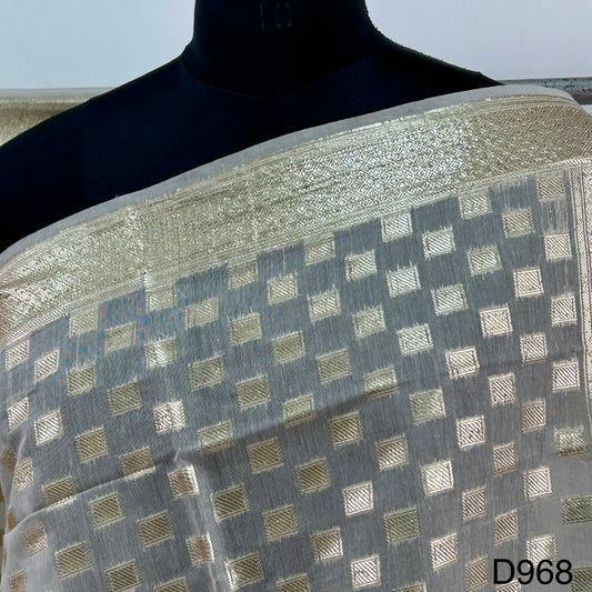 Dyeable Zari Chanderi Dupatta -D968