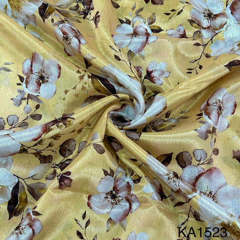 Printed Chinon Fabric-KA1523