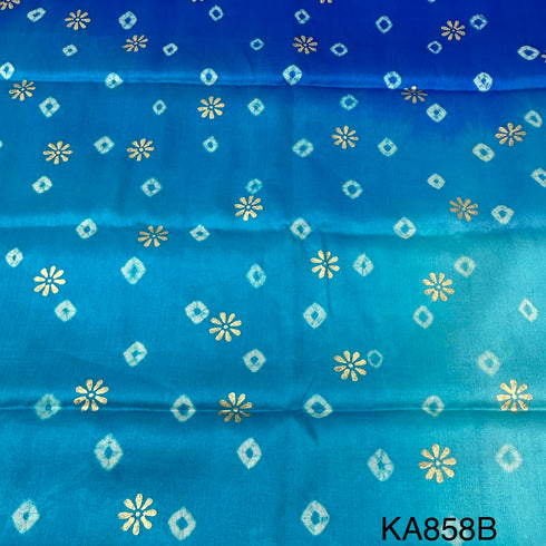 Shaded Pure Silk Fabric-KA858