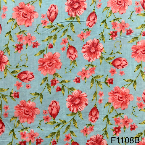 Printed Cotton fabric-F1108