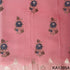 Thread Embroidered Pure Silk Organza Fabric-KA1950