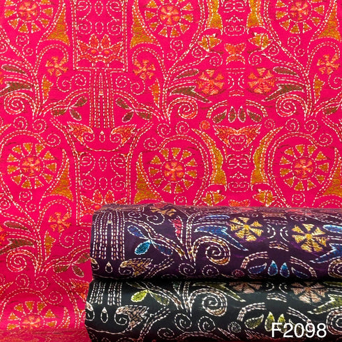 Printed Glaze Cotton Fabric-F2098