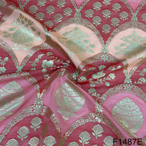 Banarasi Silk Brocade Fabric-F1487