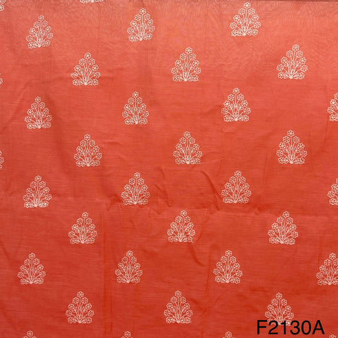 Thread Sequins Embroidered Chanderi Fabric-F2130