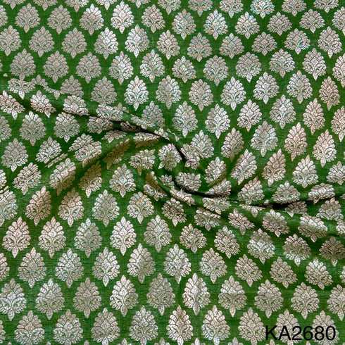Banarasi Silk Brocade Fabric-KA2680