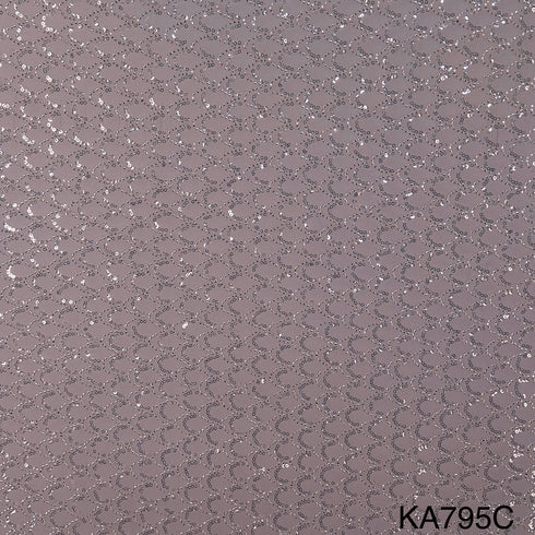 Imported Sequins Cut Dana Net Fabric - KA795